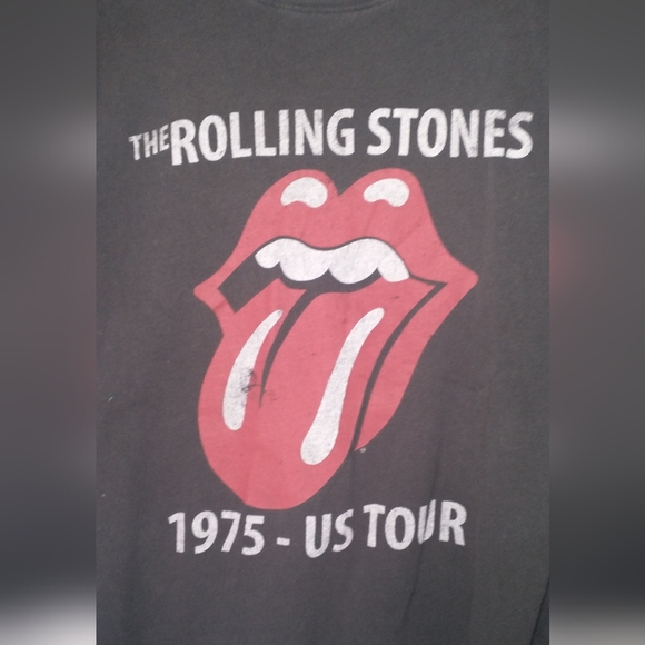 Rolling Stones Black Graphic T-Shirt Size Large - Picture 2 of 5